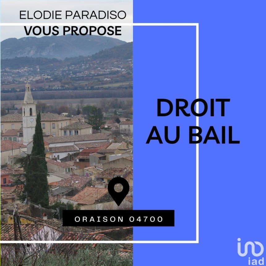 Droit au bail de 164 m² à Oraison (04700)