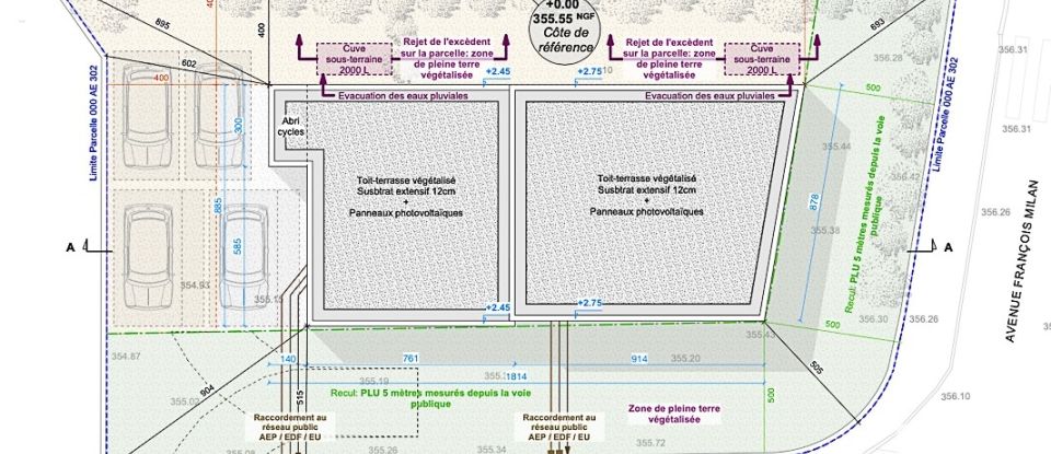 Terrain de 530 m² à - (73110)