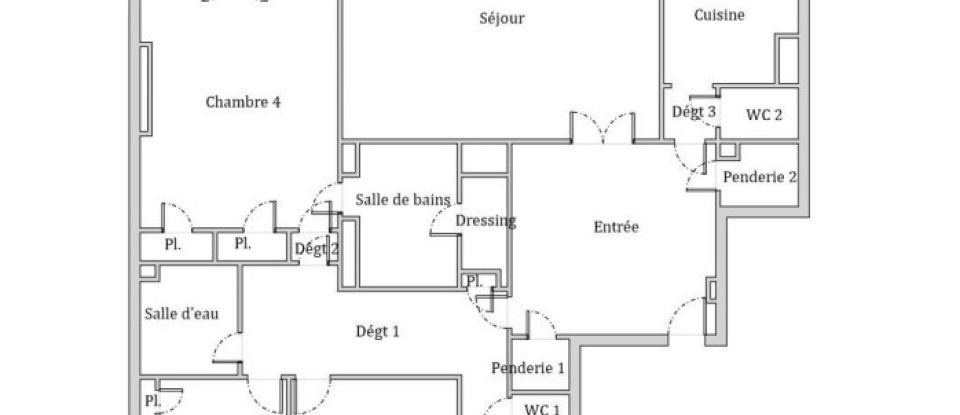 Apartment 5 rooms of 140 m² in Lyon (69003)