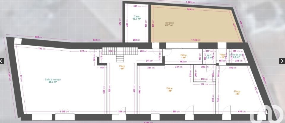 Immeuble de 450 m² à Courpière (63120)