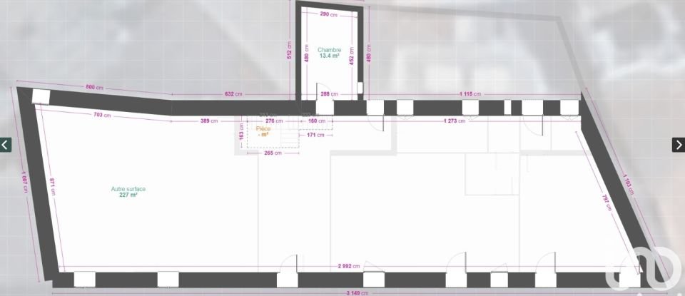 Immeuble de 450 m² à Courpière (63120)