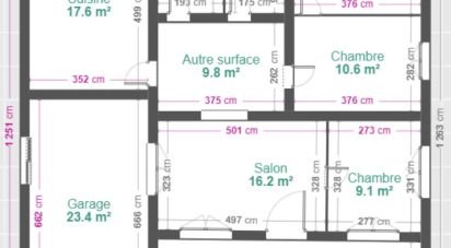 Maison 4 pièces de 105 m² à Saint-Paul (97460)