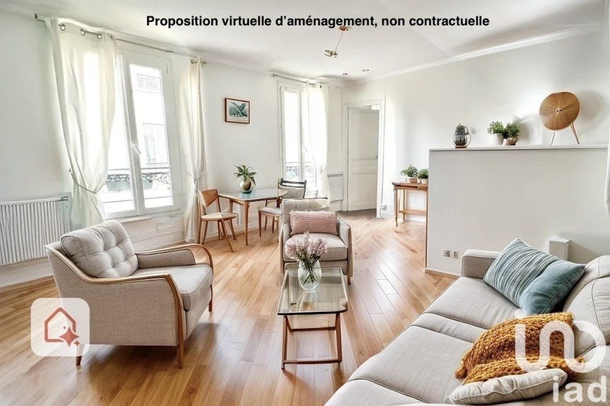 Appartement 3 pièces de 55 m² à Paris (75007)