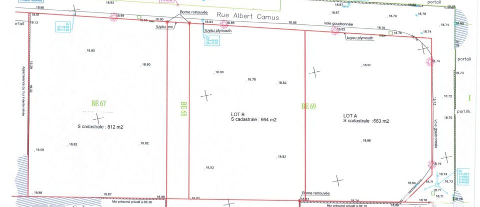 Terrain de 808 m² à Pia (66380)