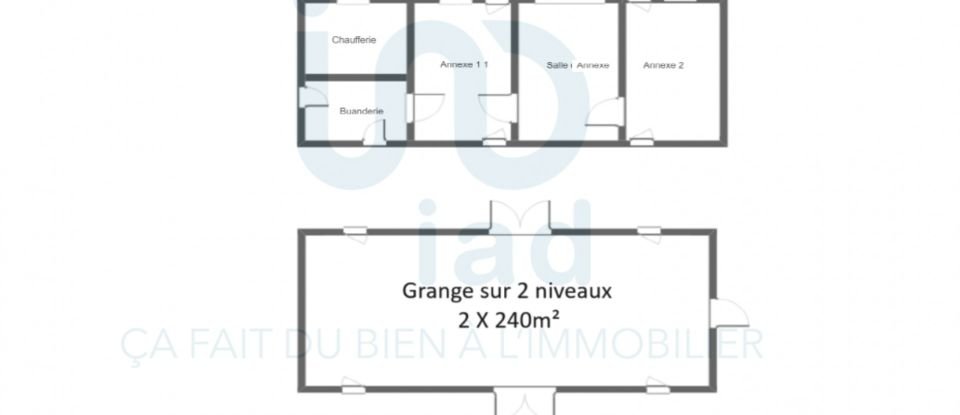 House 9 rooms of 194 m² in Braine (02220)