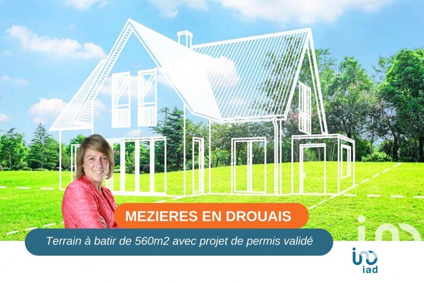 Terrain de 560 m² à Mézières-en-Drouais (28500)