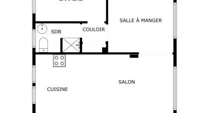 Appartement 3 pièces de 43 m² à Rouen (76000)