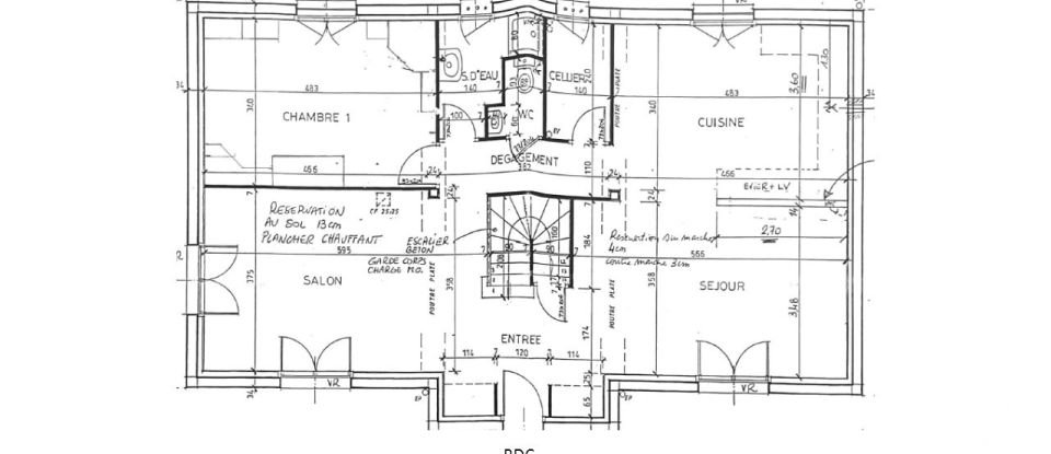 Architect house 6 rooms of 190 m² in Courdimanche (95800)