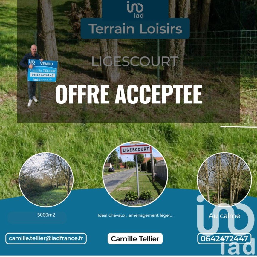 Terrain Loisirs de 5 000 m² à Ligescourt (80150)