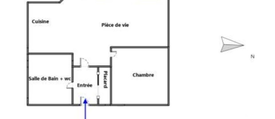 Appartement 2 pièces de 34 m² à Suresnes (92150)