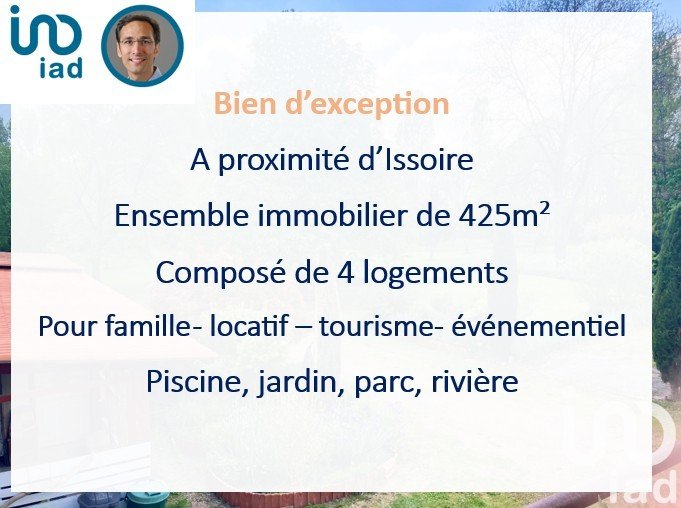 Maison 11 pièces de 425 m² à Perrier (63500)