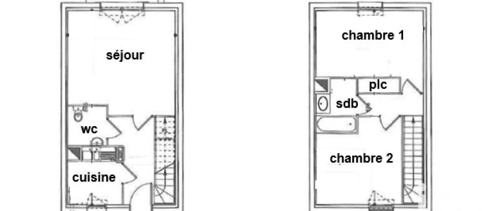 Maison 3 pièces de 64 m² à La Rivière-Saint-Sauveur (14600)