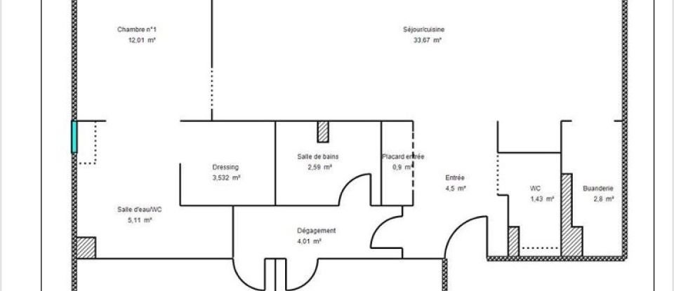 Appartement 4 pièces de 92 m² à Villeneuve-Loubet (06270)