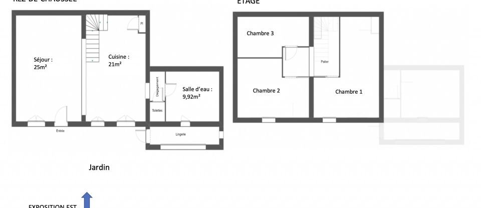 Maison traditionnelle 4 pièces de 83 m² à La Romagne (49740)