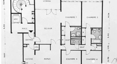 Apartment 6 rooms of 120 m² in Vaux-le-Pénil (77000)