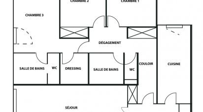 Appartement 4 pièces de 103 m² à Mont-Saint-Aignan (76130)