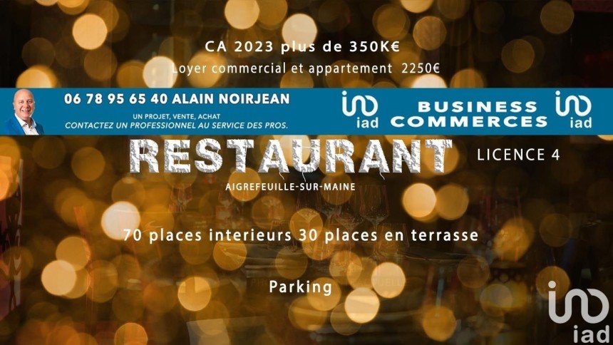 Bar-brasserie de 300 m² à Aigrefeuille-sur-Maine (44140)