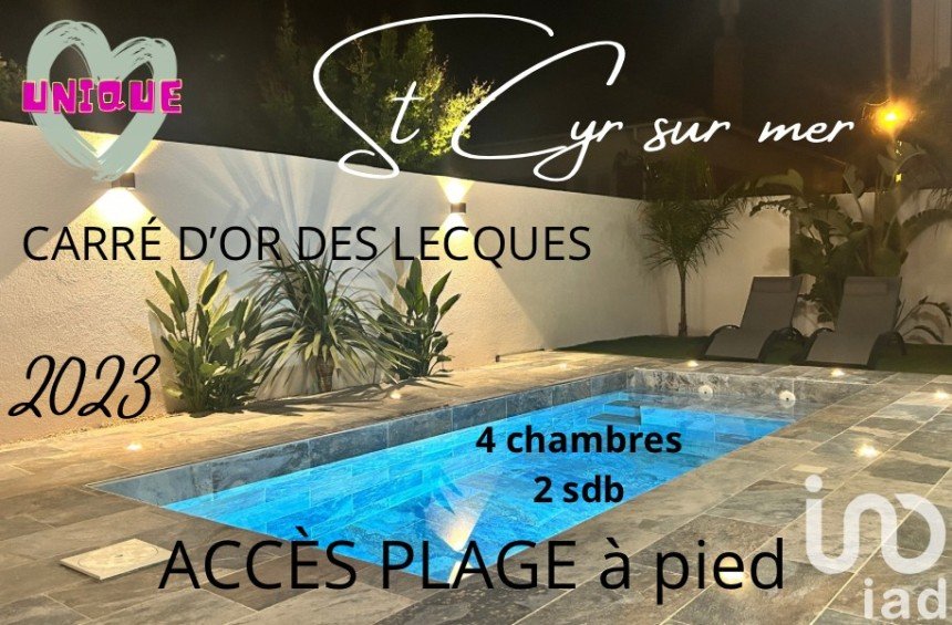 Maison 5 pièces de 128 m² à Saint-Cyr-sur-Mer (83270)