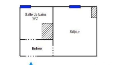 Studio 1 pièce de 14 m² à La Garenne-Colombes (92250)