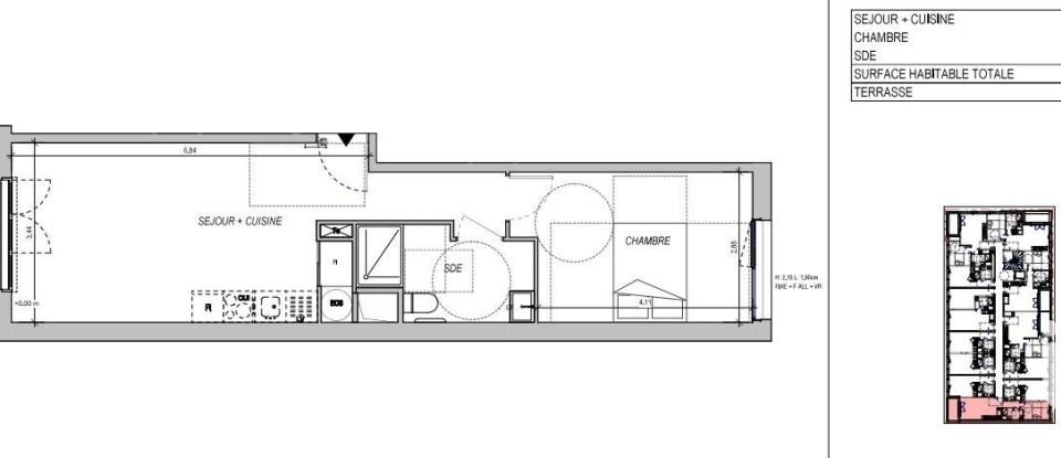 Apartment 2 rooms of 43 m² in Saran (45770)