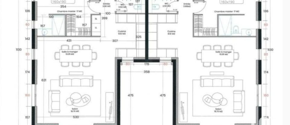 House 4 rooms of 107 m² in Levens (06670)