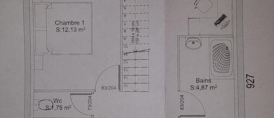 Maison 3 pièces de 92 m² à Pollestres (66450)