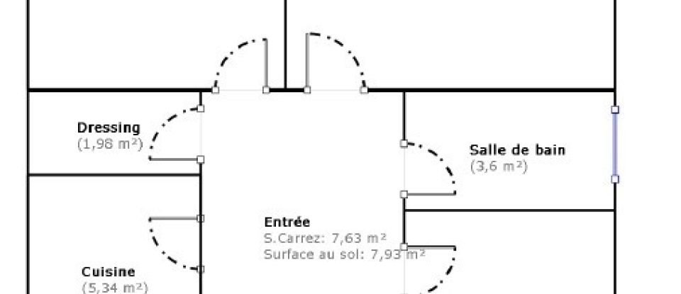 Appartement 3 pièces de 61 m² à Fontenay-aux-Roses (92260)