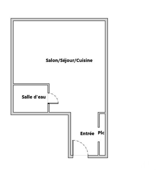 Appartement 2 pièces de 43 m² à Paris (75019)