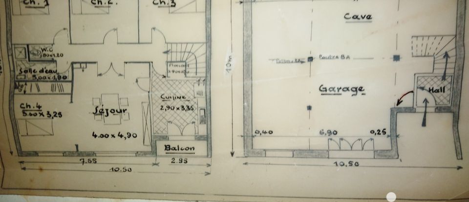 Maison de ville 4 pièces de 86 m² à Saintes (17100)