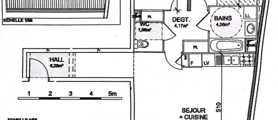 Appartement 3 pièces de 68 m² à Joué-lès-Tours (37300)