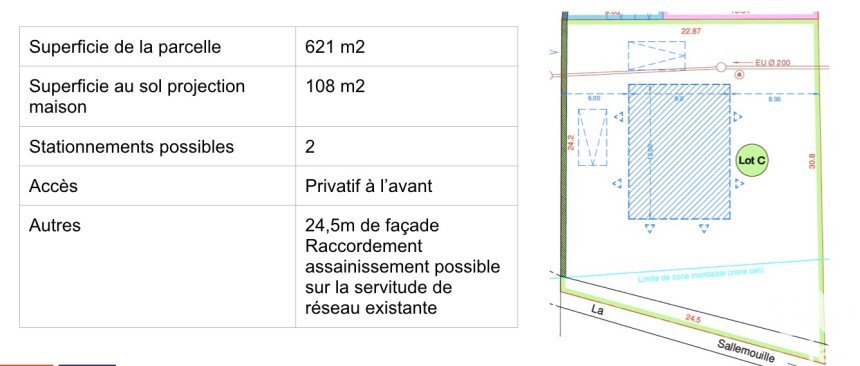 Land of 620 m² in Marcoussis (91460)