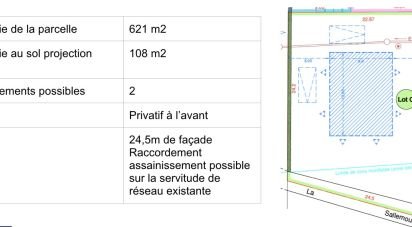 Terrain de 620 m² à Marcoussis (91460)