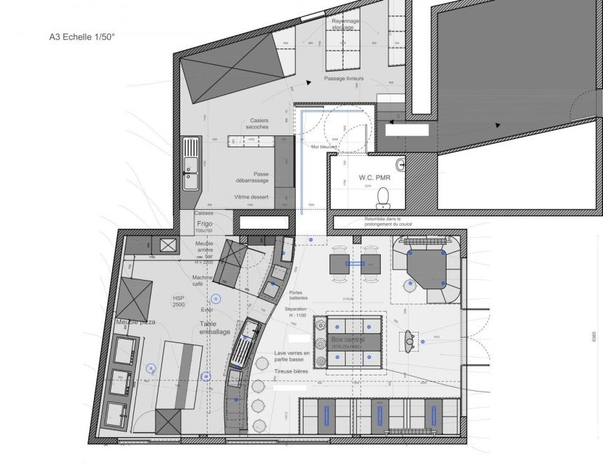 Restauration rapide de 160 m² à Rezé (44400)