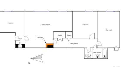 Appartement 4 pièces de 70 m² à Saint-Denis (93200)