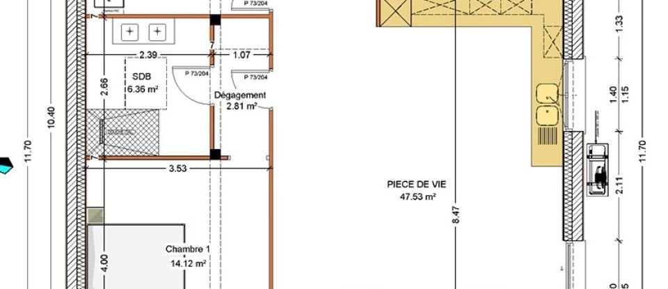 Maison 6 pièces de 146 m² à Moustoir-Ac (56500)