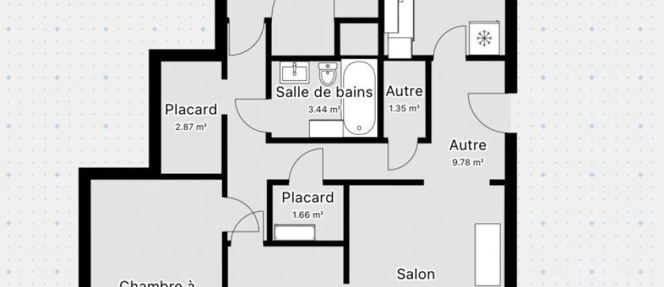 Apartment 4 rooms of 82 m² in Lormont (33310)