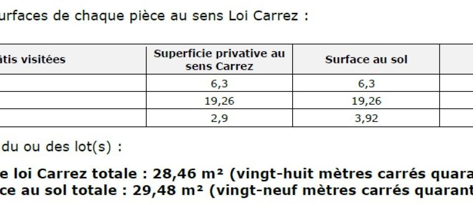 Appartement 2 pièces de 30 m² à Paris (75016)