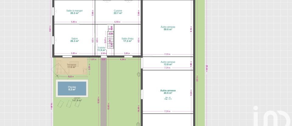 Ferme 7 pièces de 200 m² à Niederhergheim (68127)