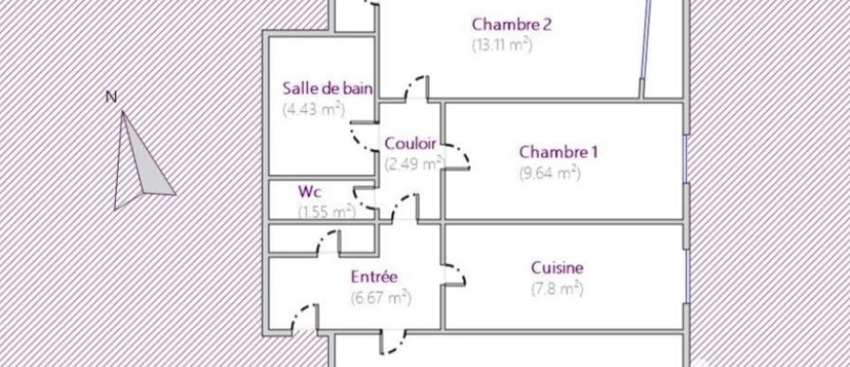 Appartement 3 pièces de 64 m² à Bobigny (93000)