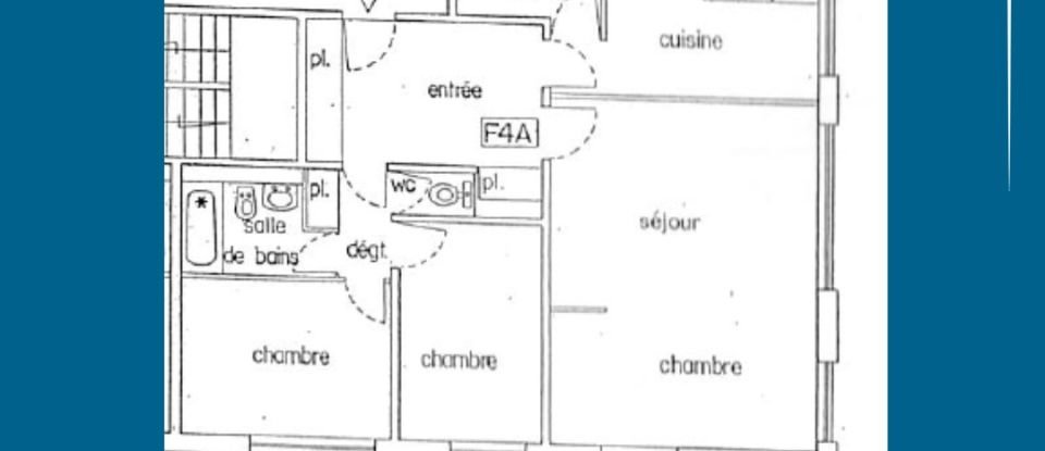 Appartement 4 pièces de 80 m² à Rouen (76000)