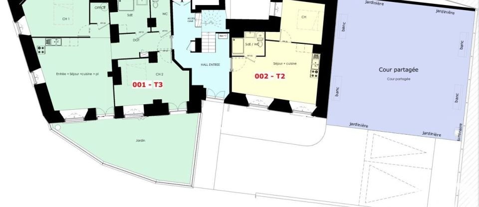 Appartement 2 pièces de 30 m² à - (38730)