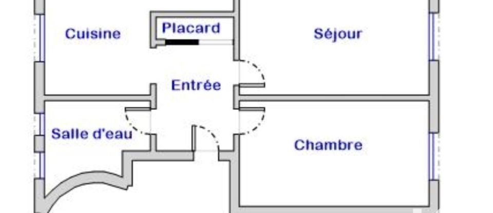 Appartement 2 pièces de 34 m² à Paris (75015)