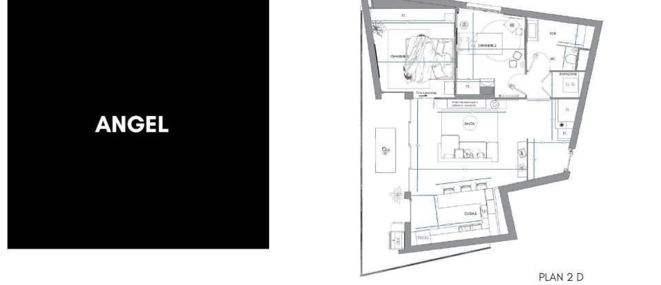 Appartement 3 pièces de 65 m² à Beausoleil (06240)