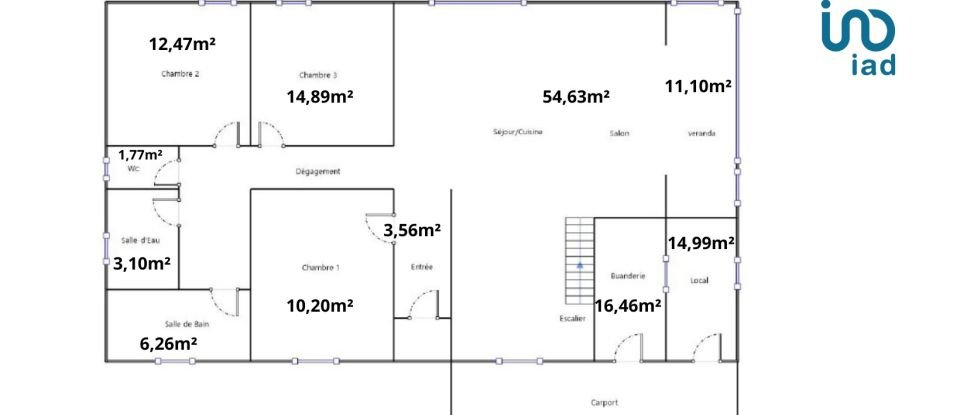 Maison 5 pièces de 153 m² à Saint-Vincent-de-Tyrosse (40230)