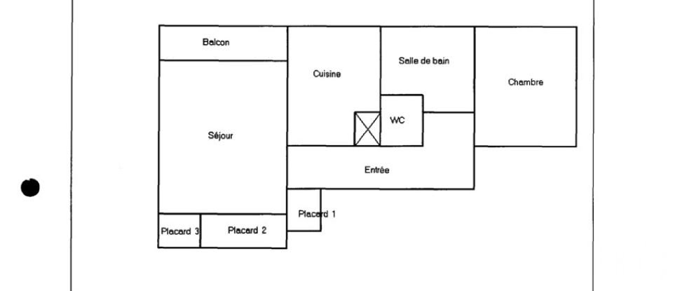 Appartement 2 pièces de 46 m² à Nantes (44300)