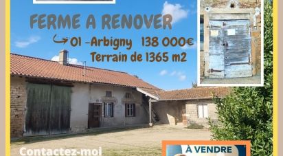 Ferme 2 pièces de 80 m² à Arbigny (01190)