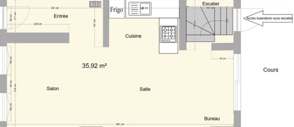 Town house 5 rooms of 80 m² in Le Havre (76600)