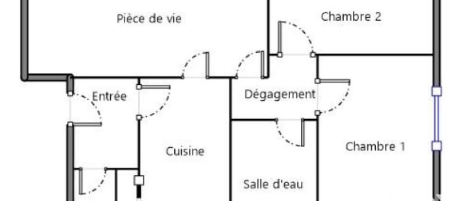 Apartment 3 rooms of 68 m² in Brest (29200)