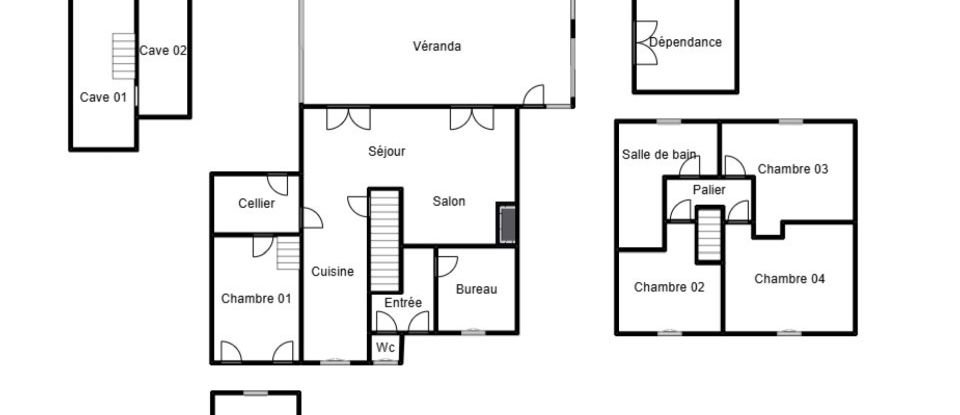 Pavillon 8 pièces de 112 m² à Waziers (59119)