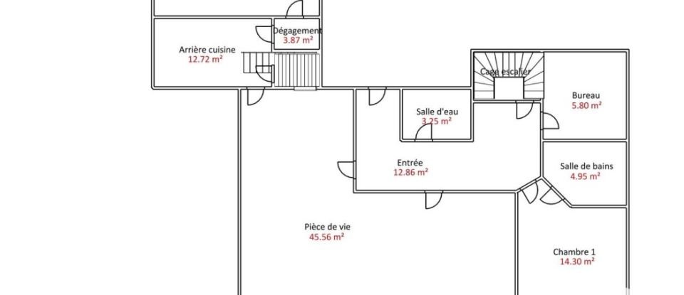 House 9 rooms of 151 m² in Pouldreuzic (29710)